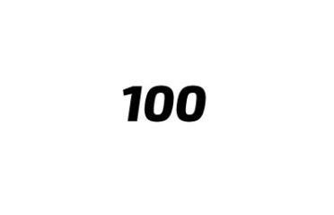 100